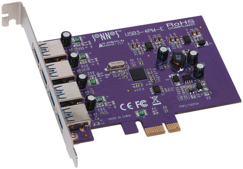 Sonnet Alegro Type - A USB 3.2 Gen1 5Gbps PCIe 4-Port adapter card Sonnet Alegro Type - A USB 3.2 Gen1 5Gbps PCIe 4-Port adapter card